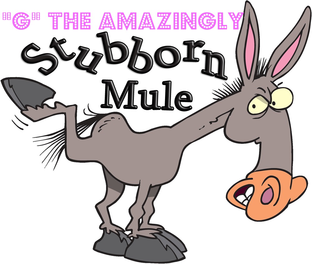 1000x846 Stubborn Mule Clipart
