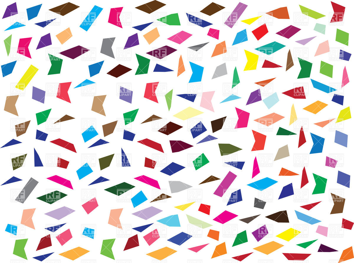 1200x893 Background With Colorful Confetti Royalty Free Vector Clip Art