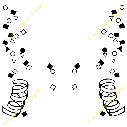 500x500 Confetti Clipart Graduation