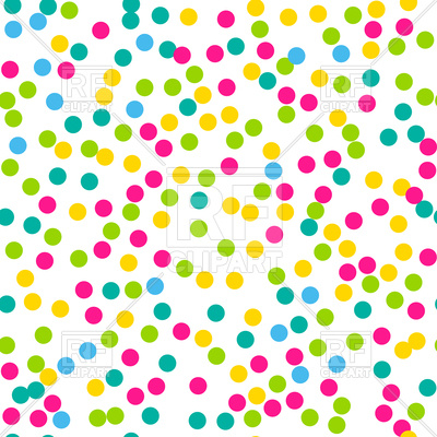 400x400 Confetti Seamless Pattern Royalty Free Vector Clip Art Image