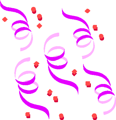 388x400 Anniversary Cliparts Confetti