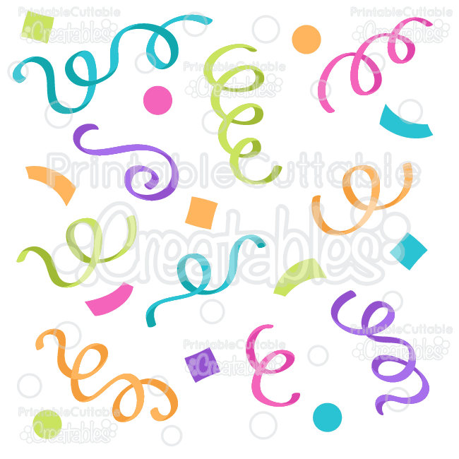 650x650 Confetti Clipart Swirl