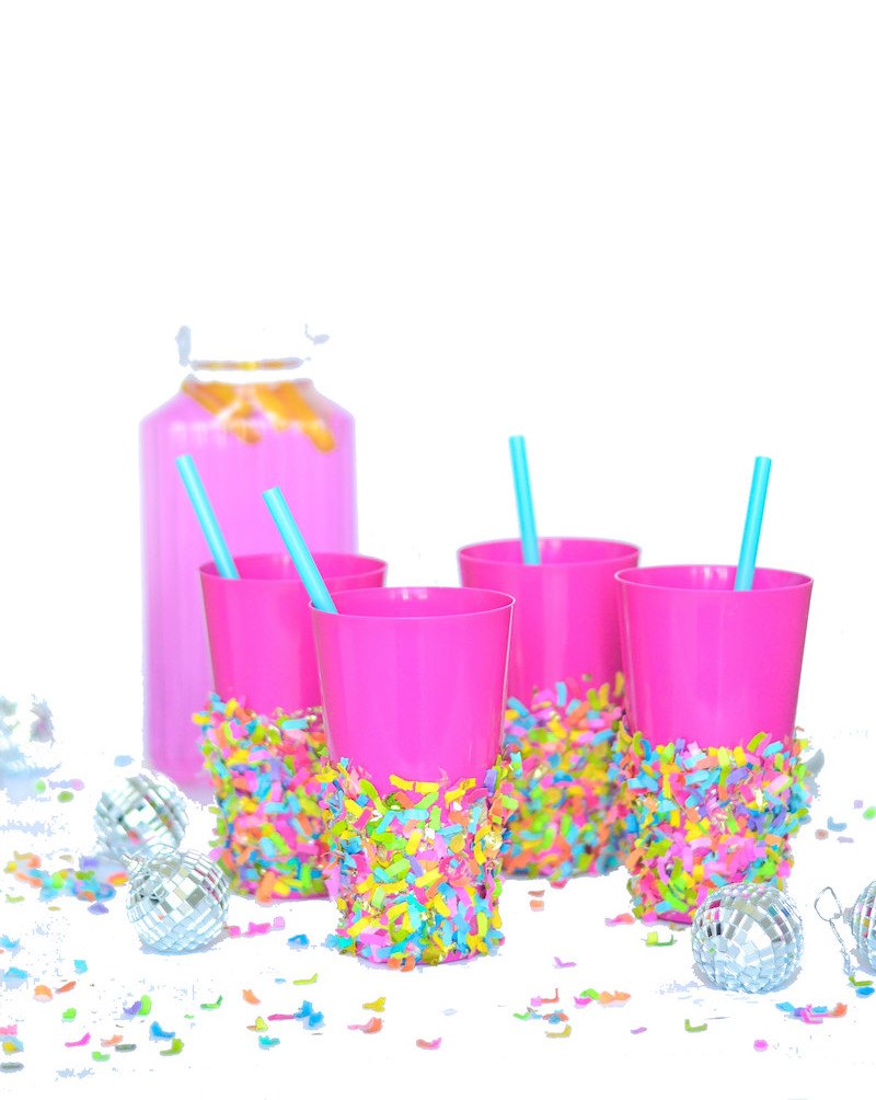800x1004 Confetti Dipped Diy Party Cups