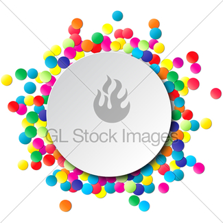 325x325 Colorful Celebration Background. With Confetti. Gl Stock Images