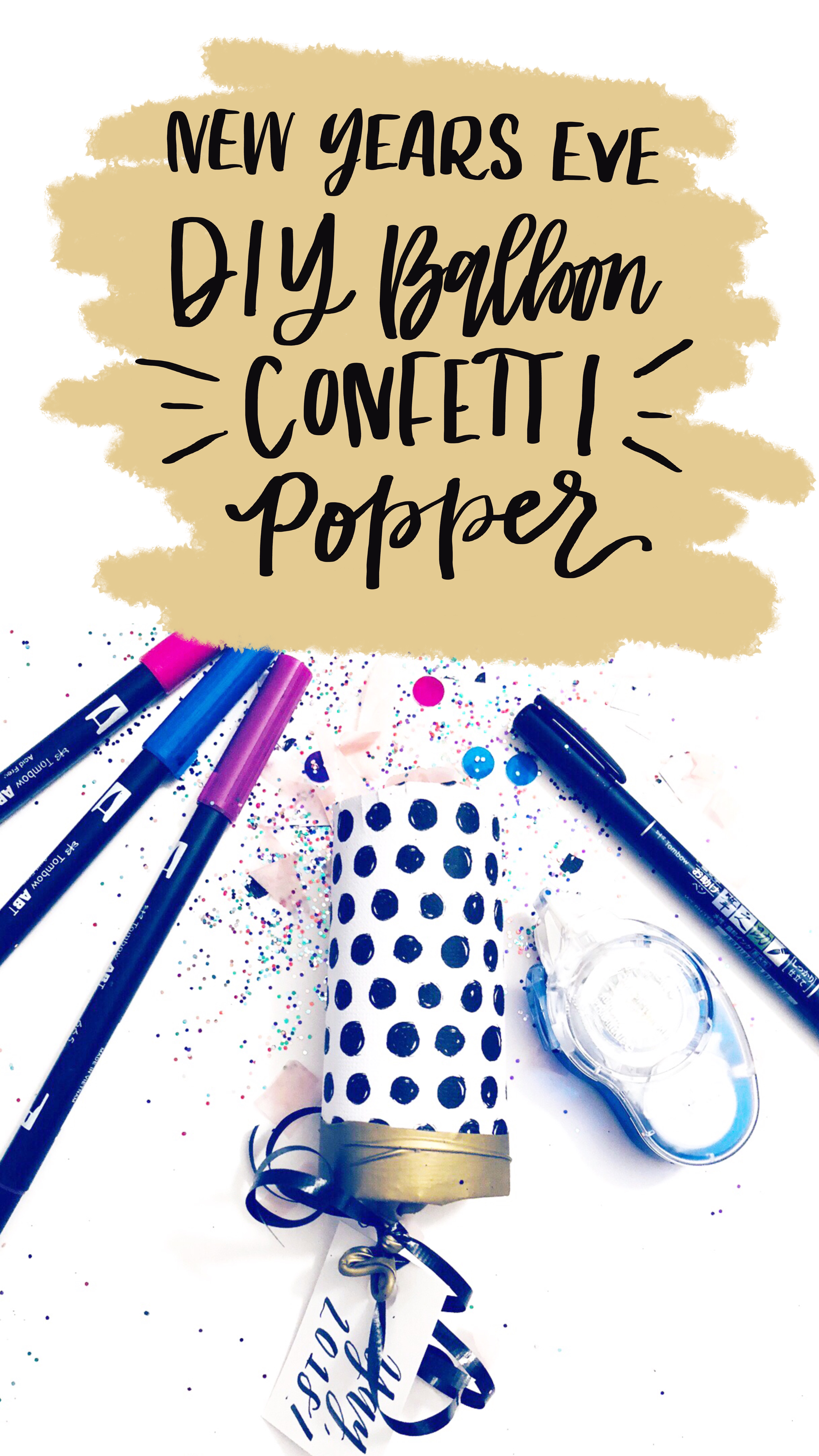 5400x9600 New Year's Eve Diy Balloon Confetti Popper