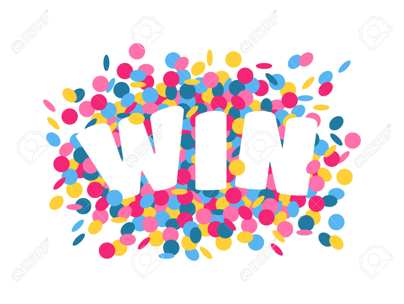 1300x978 Confetti Clipart Winner