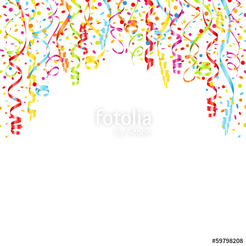 500x500 Streamers Amp Confetti Background A4 Stock Image And Royalty Free