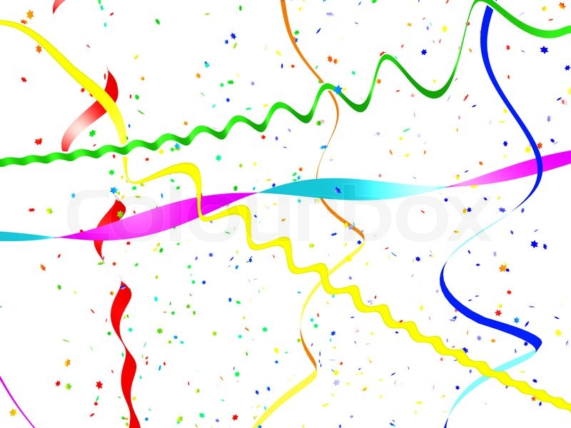 800x600 Abstract Background From A Serpentine And Confetti Stock Photo