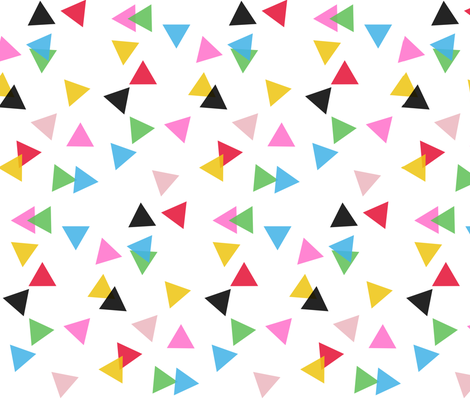 470x402 Triangle Confetti Transparent Fabric