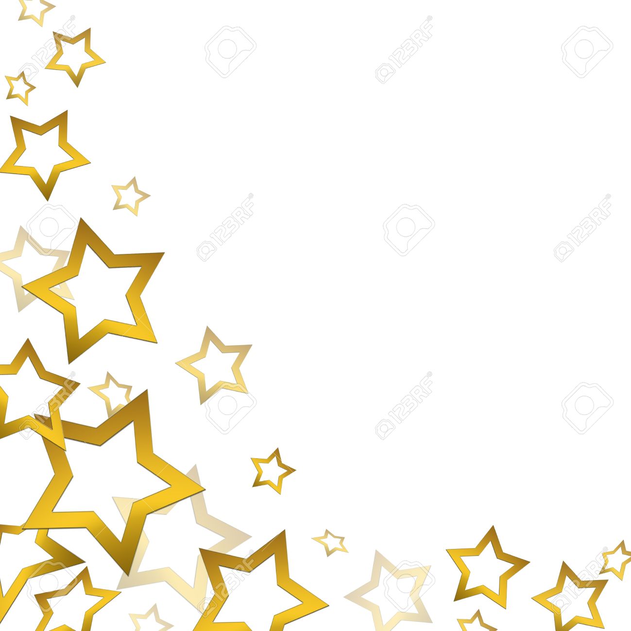 1299x1300 Confetti Clipart Gold Star