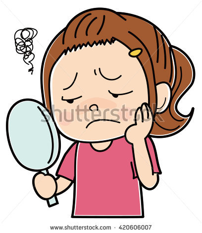 408x470 Mirror Clipart Lack Confidence