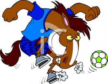 350x271 Football Clipart Horse