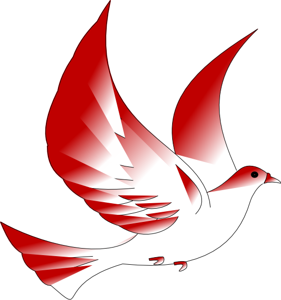 558x595 Confirmation Doves Clip Art Vector Free