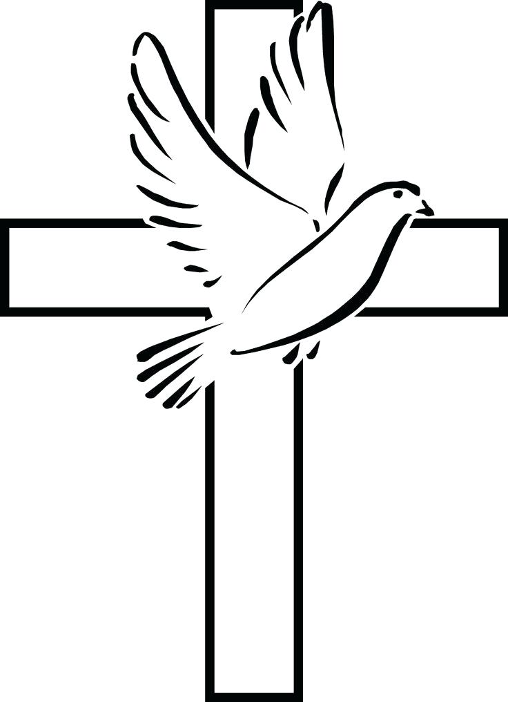 736x1016 Free Religious Clipart Cross Black And Free Religious Clip Art