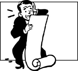 298x270 Confused Man Clip Art