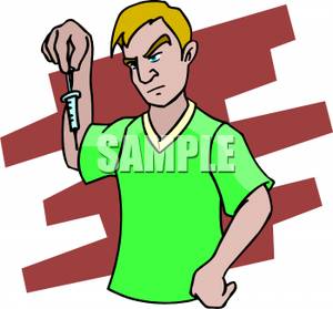 300x279 Confused Man Holding A Syringe Needle