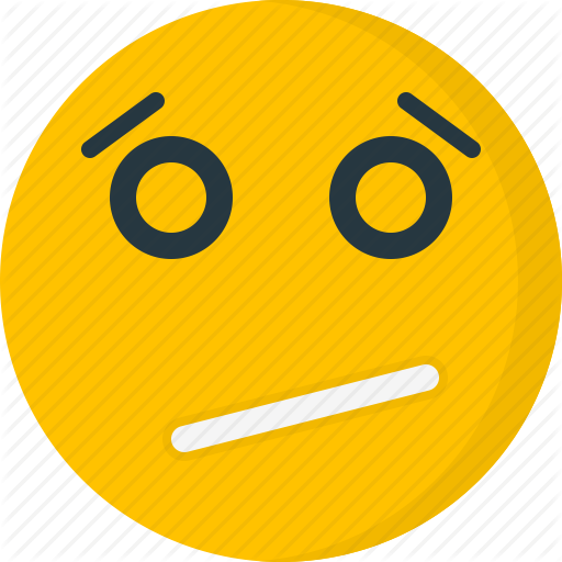 512x512 Confused, Emoticons, Expression, Face, Sad, Scared Icon Icon