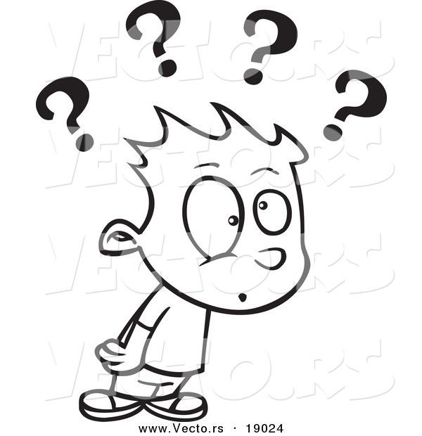 600x620 Confused Child Clipart