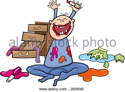 433x320 Vector Illustration Of Cartoon Baby Eating Stock Vector Art