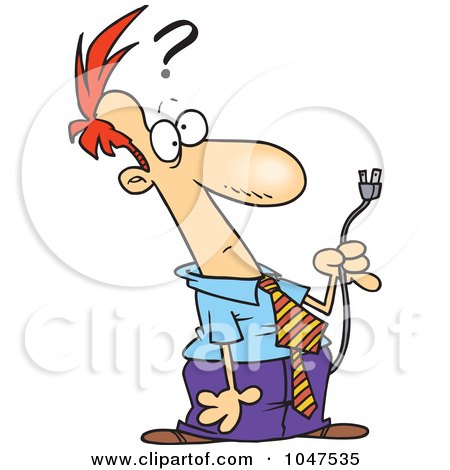 450x470 Royalty Free (Rf) Clip Art Illustration Of A Cartoon Confused