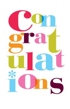 236x364 Congratulations Greetings Card On Behance Font A Licious