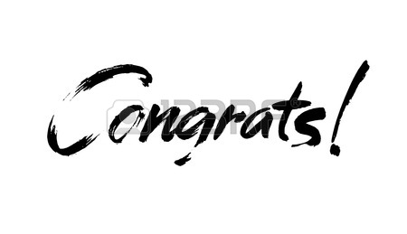 450x259 Congrats, Congratulations Card. Beautiful Greeting Scratched