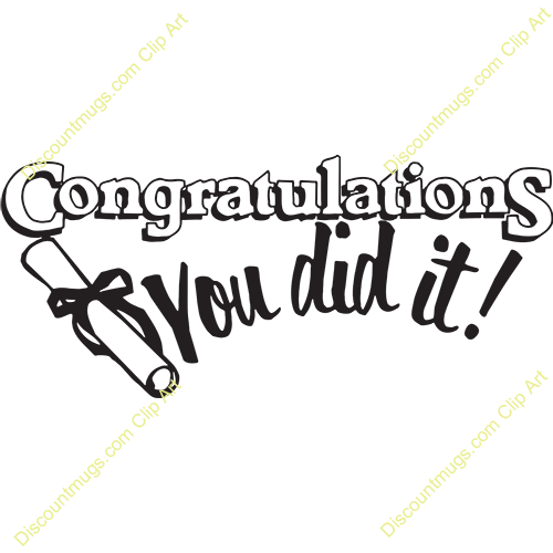 500x500 Congrats To You Clipart
