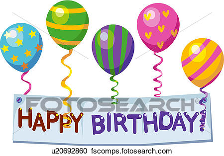 450x314 Clipart Of Thing, Object, Celebration, Congratulation, Birthday