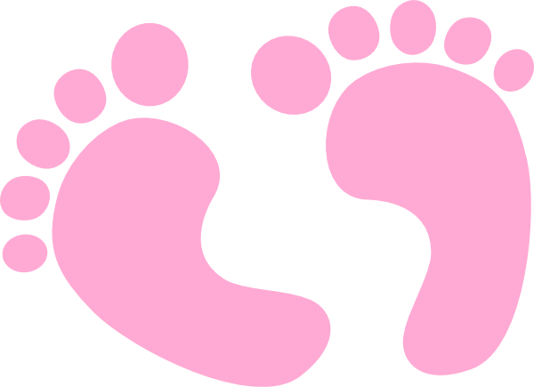 600x435 Baby Feet Clip Art