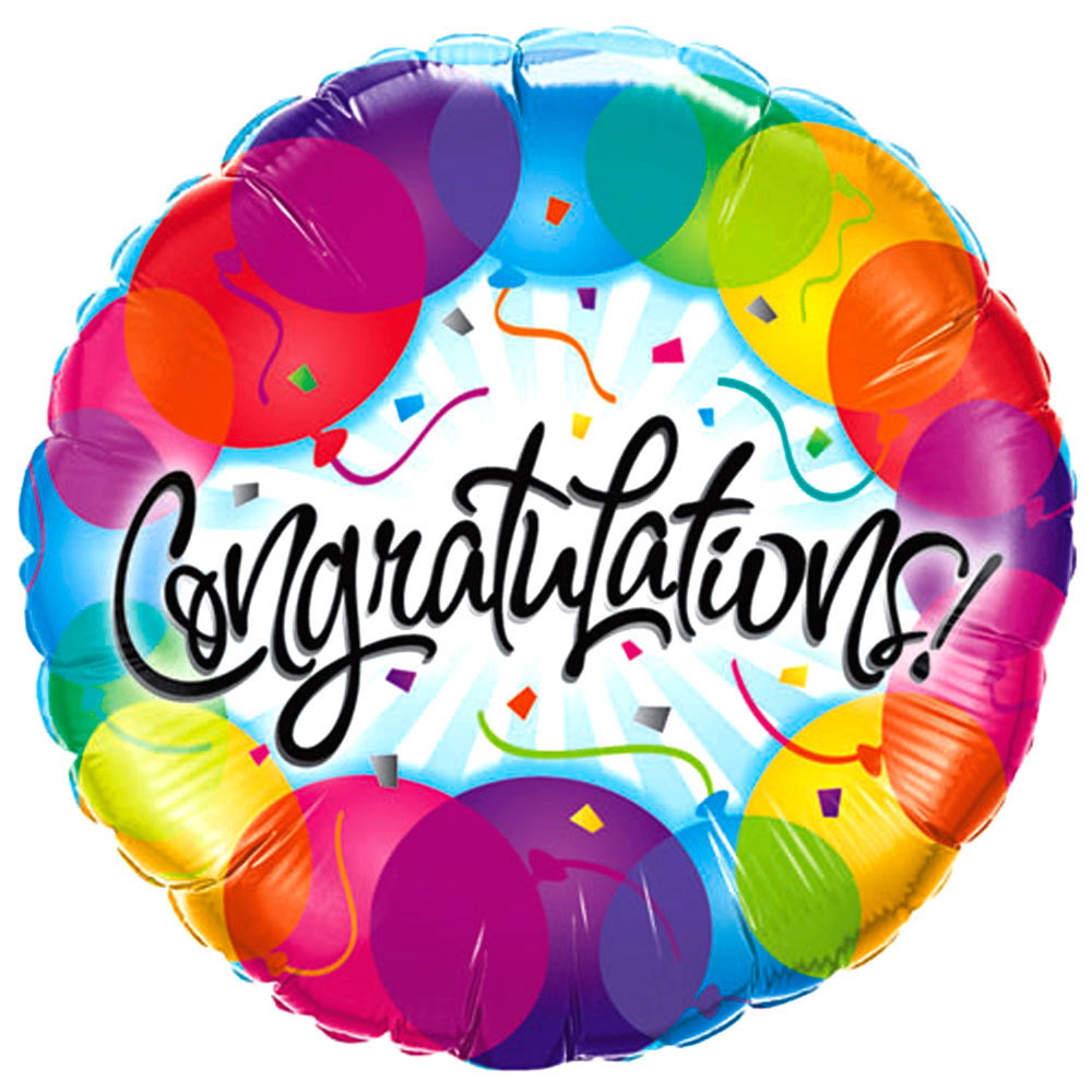 1000x1000 Balloon Clipart Congratulation