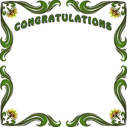 500x500 Congratulations Clipart Border