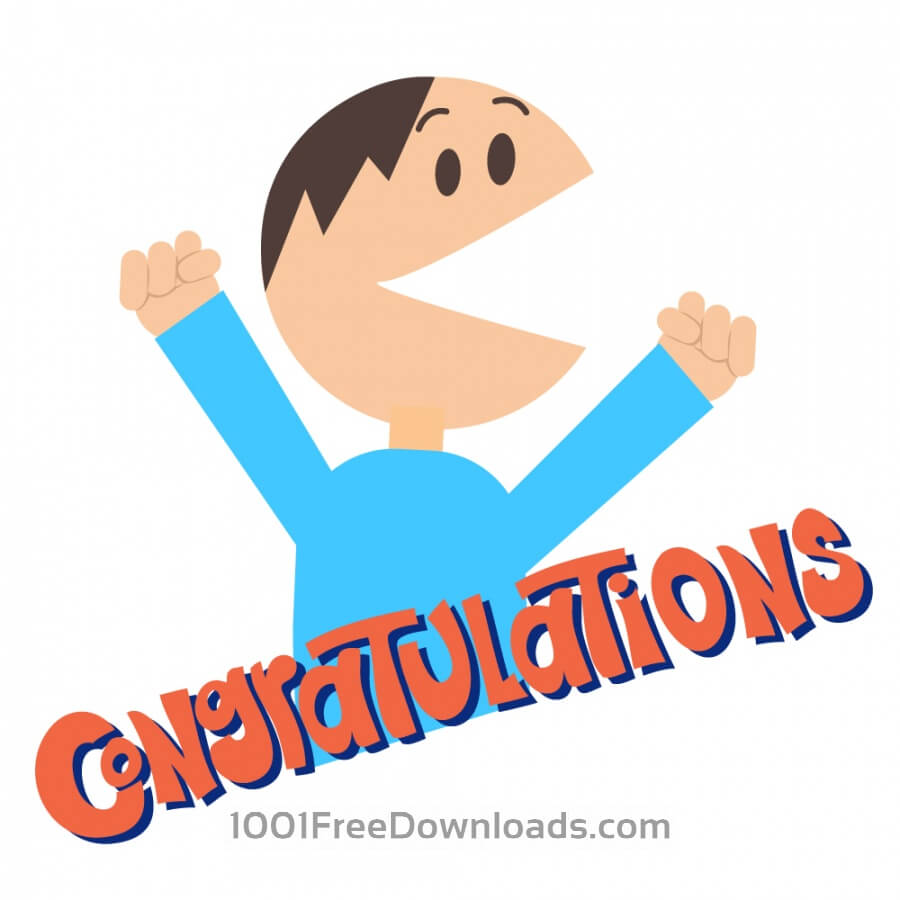 900x900 Free Vectors Man Says Congratulations People