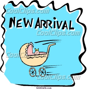 300x303 New Baby Clip Art