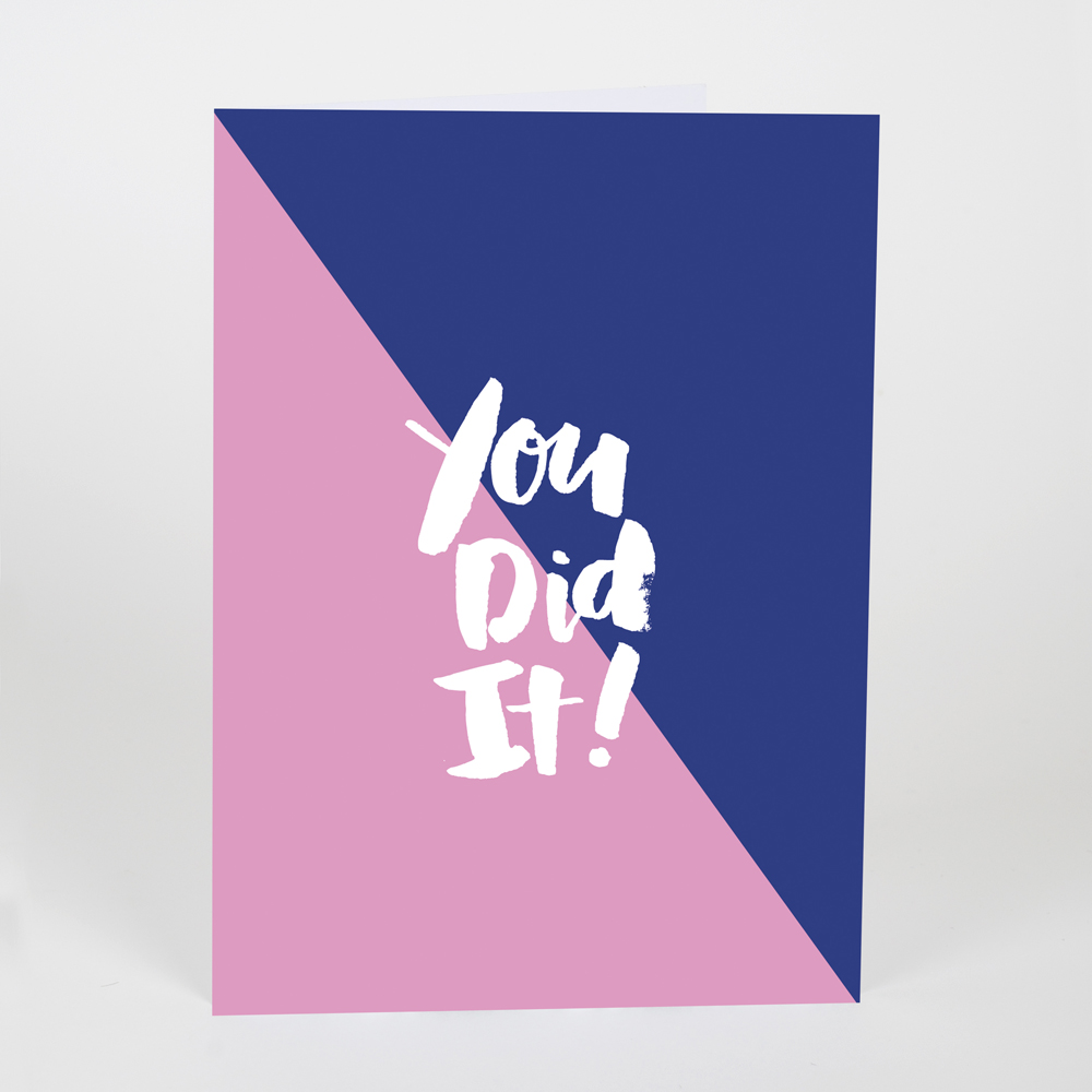 1000x1000 You Did It! Greetings Card Art Prints, Stationery Amp Gifts