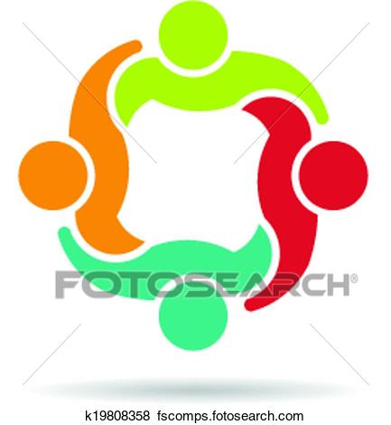 433x470 Clip Art Of Team 4 Congress Logo K19808358