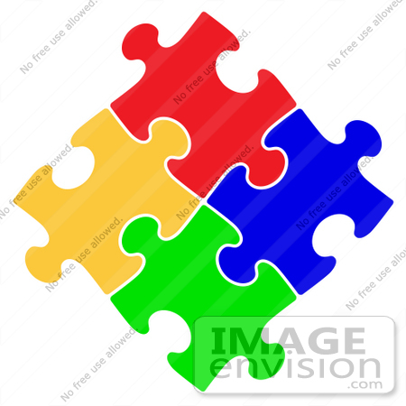 450x450 Clip Art Graphic Of A Diamond Of Red, Blue, Green And Yellow