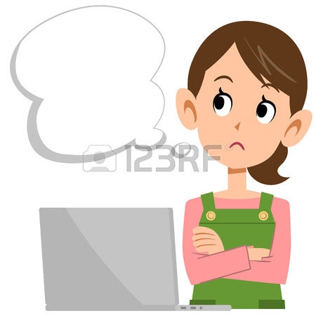 450x450 Housewives Consider Laptop Royalty Free Cliparts, Vectors,
