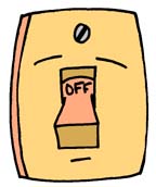 144x172 Light Switch Clipart