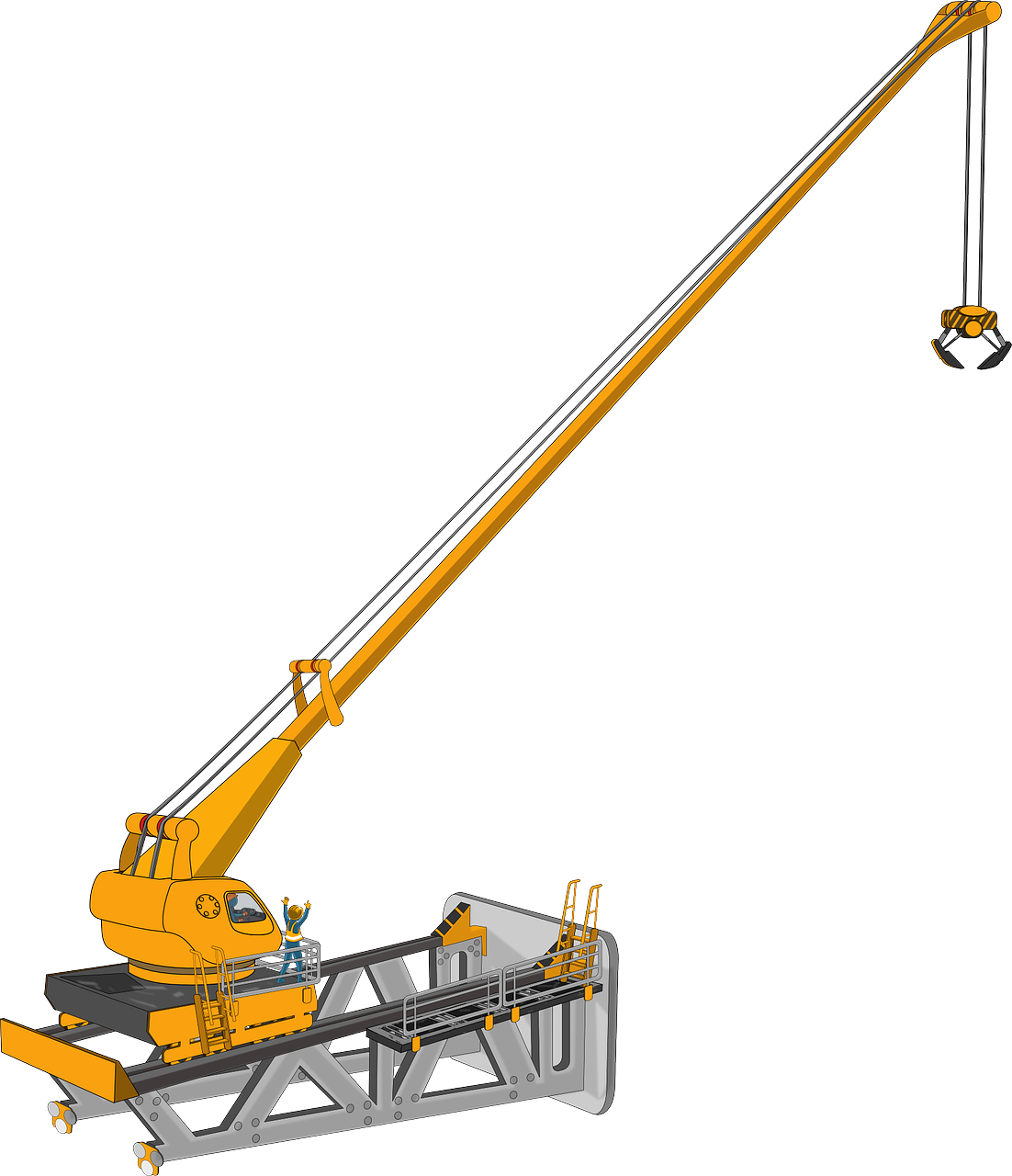 1102x1280 Crane Free To Use Clipart