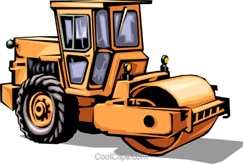 480x325 Steam Roller Royalty Free Vector Clip Art Illustration Indu0036