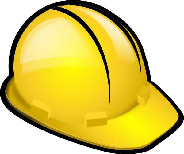 600x504 Yellow Construction Hardhat Clip Art