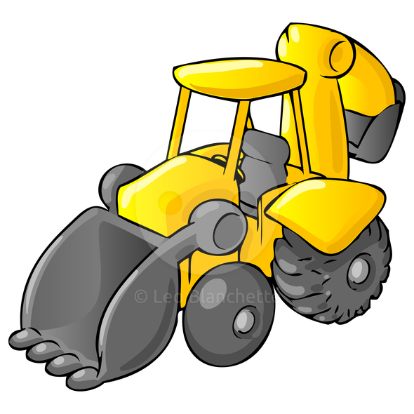 590x590 Cartoon Construction Equipment Clip Art