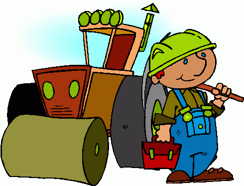 490x373 Clipart Of Construction