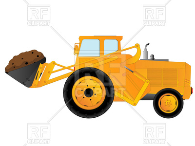 400x300 Heavy Wheeled Excavator With Bucket