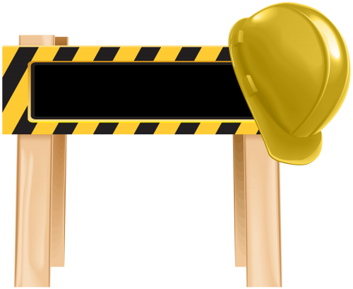 500x409 Under Construction Barrier Png Clip Art