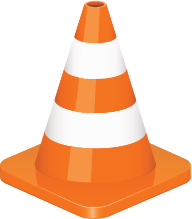 388x443 Cone Clipart Construction Sign