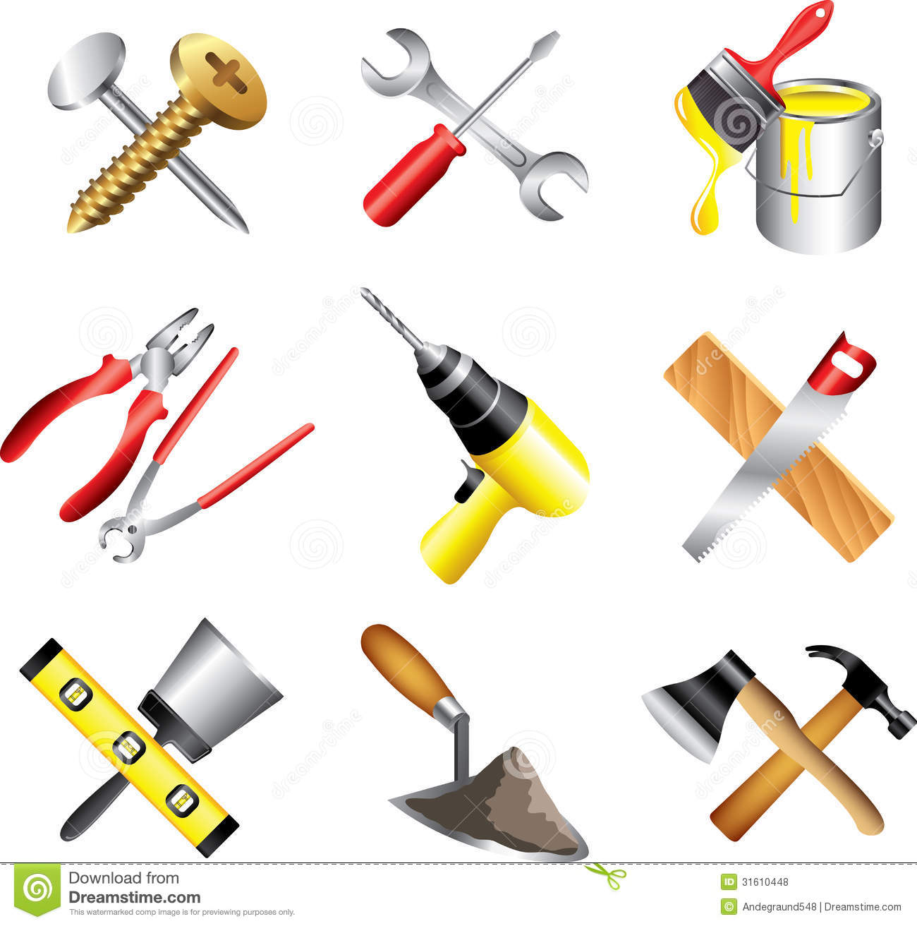 1300x1312 Construction Tool Clipart
