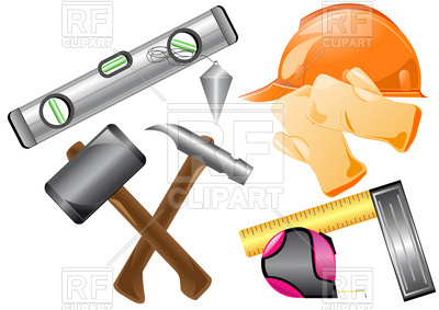 400x283 Construction Tools, Instruments And Protective Clothing Royalty