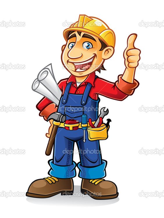 564x752 Construction Worker Clipart