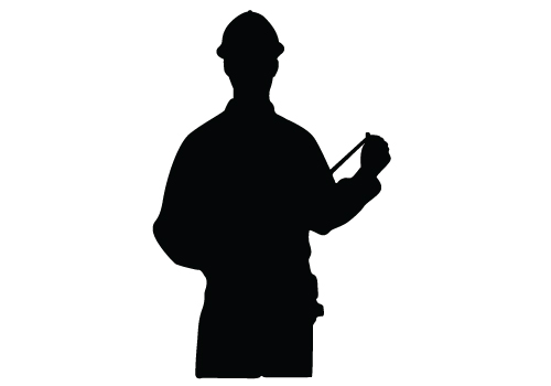 500x350 Construction Workers Silhouette Vector Download Silhouette Graphics